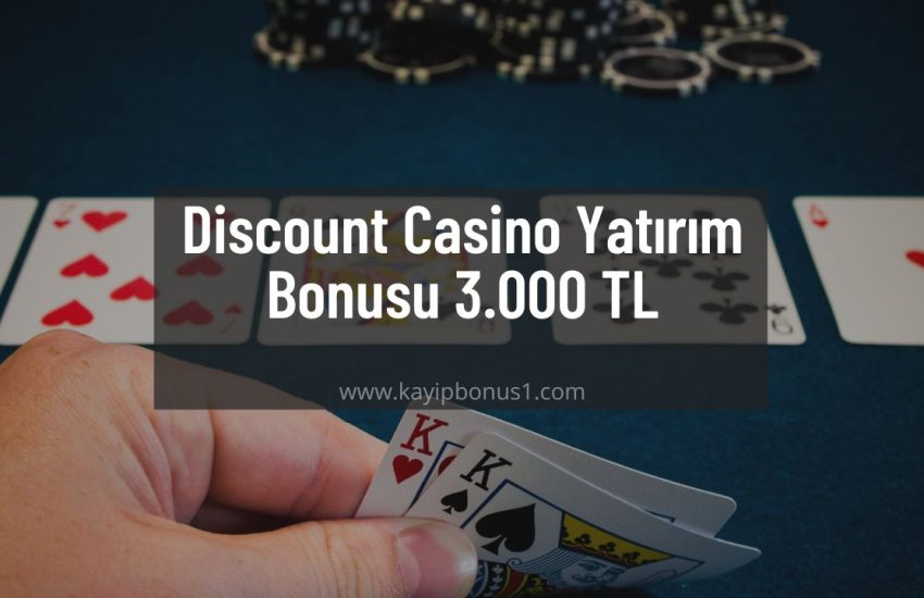 Discount Casino Nakit İade 3.000 TL